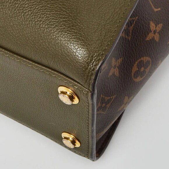 Louis Vuitton Laurel Leather And Monogram Canvas On My Side Bag - Picture 4 of 11